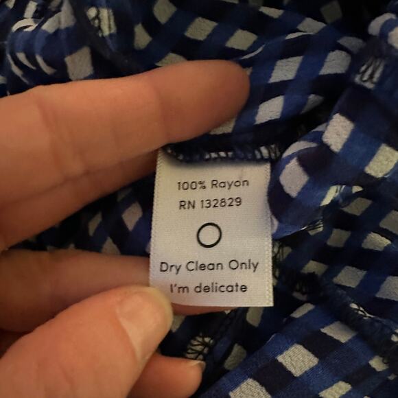 Privacy Please Orchard Romper Elysian Blue Plaid Revolve - Picture 6 of 11